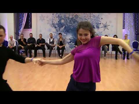 Swing&Snow 2018. JnJ Advanced 4th place. Marcin Skalski - Anna Dmitriyeva