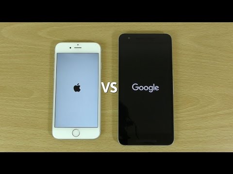 iPhone 6S iOS 9.3 Beta VS Nexus 6P 6.0.1 - Speed Comparison!