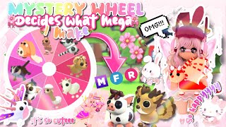 MYSTERY WHEEL DECIDES What PETS I Make *MEGA NEON* In Adopt Me! (PART 91😱| ✨ BlossomBunnyBeb✨