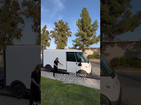2025 Chevy Brightdrop 400 full electric DIY campervan conversion tour #brightdrop #vantour