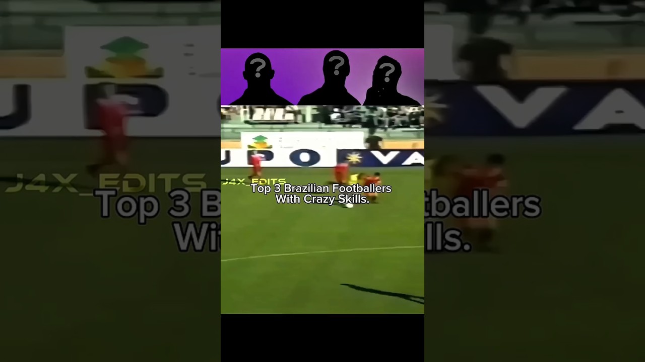Top 3 Brazilian Footballers With Crazy Skills 🇧🇷✨ #brazil