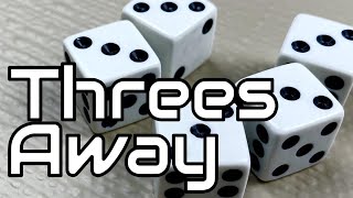 How to Play Threes Away: A FAST and EASY Dice Game!