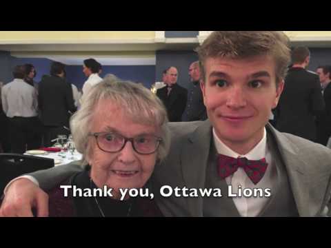 Tommy Road Racer of the Year 2016 at Ottawa Lions Award Banquet