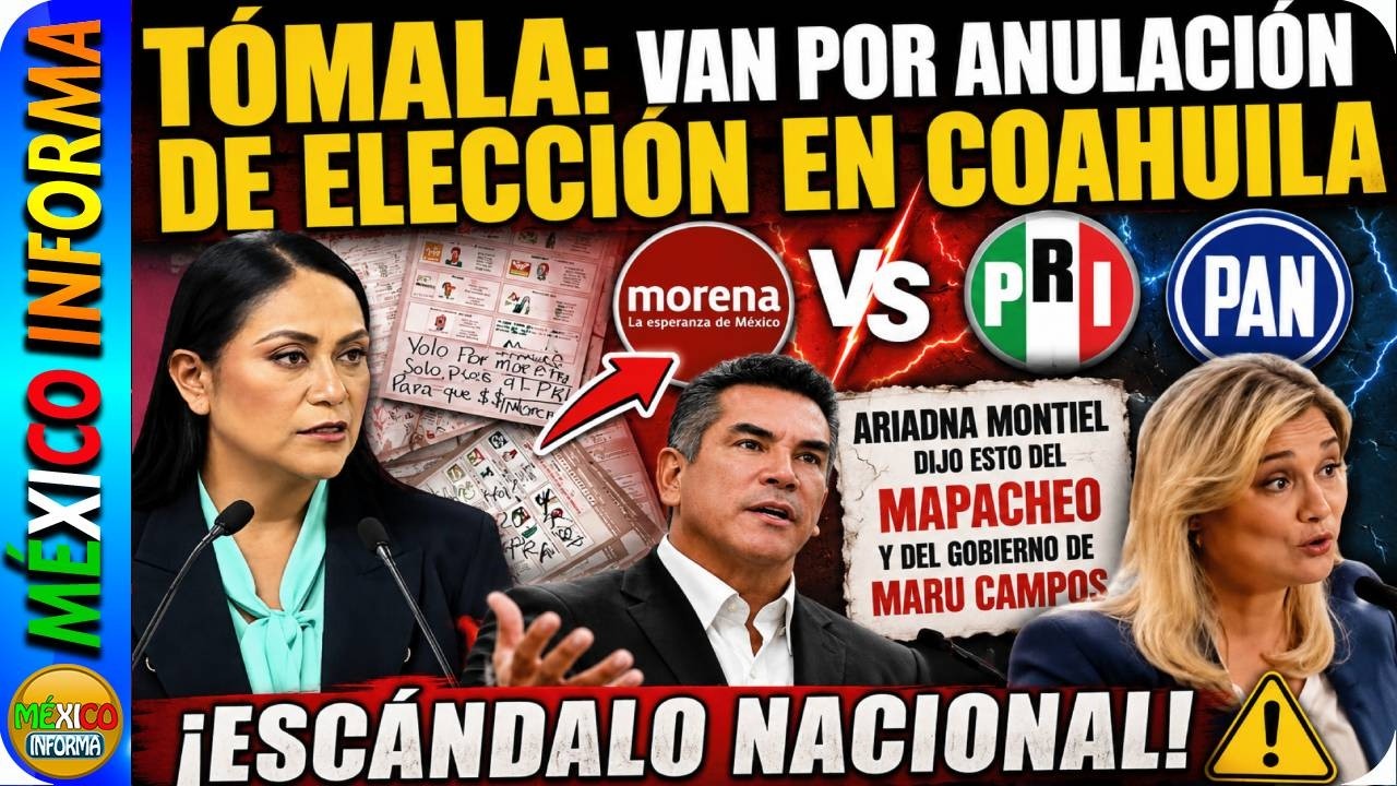 VAN POR ANULACIÓN DE ELECCIÓN EN COAHUILA. ARIADNA DIJO ESTO DEL PRI Y DE MARU CAMPOS. ¡CÍNICA!.