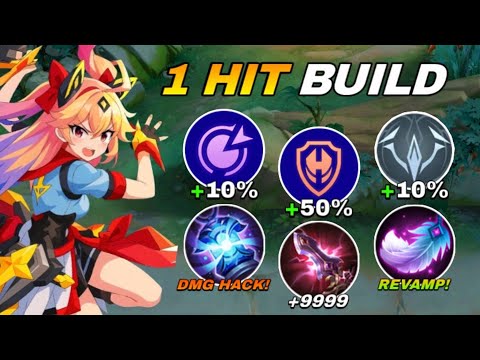 GUINEVERE PERFECT FULL DAMAGE & EMBLEM INSTANT 1 SHOT DELETE!! ( Guinevere best build 2025 )