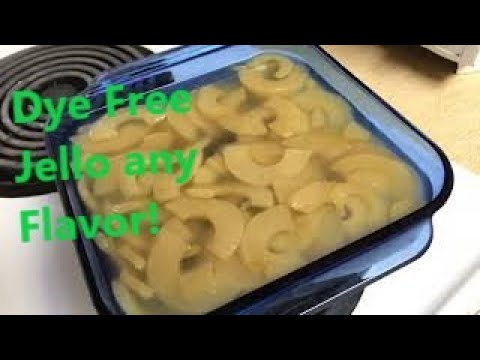 FAST WAY TO MAKE CLEAR JELLO - EASY HEALTHY RED DYE...
