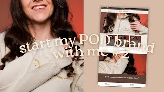 Print On Demand Brand Strategy: Website Design, Product Photography, Social Media Marketing #2