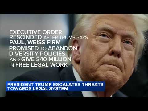 White House rescinds executive order targeting prominent law firm