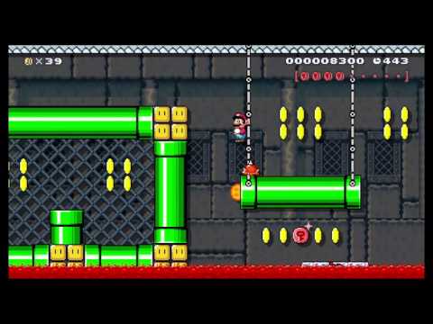 r/mariomaker's LOTW #54 Winner - Pipeworks Fortress by Stefan