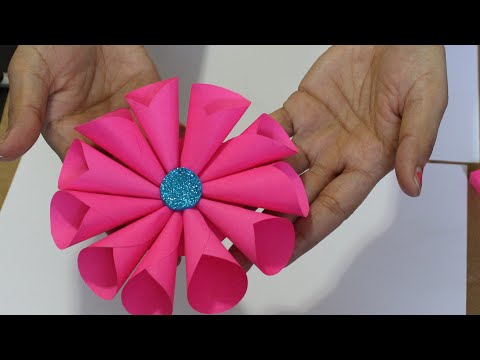 Flower with Sticky notes paper
