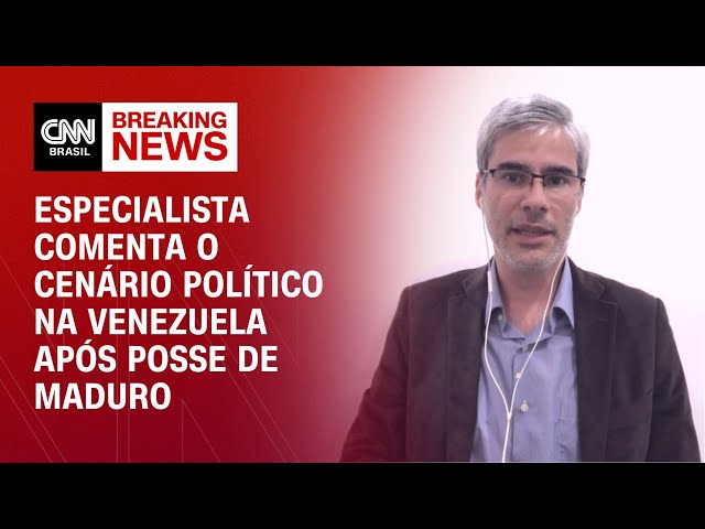 Especialista comenta o cenário político na Venezuela após posse de Maduro | BASTIDORES CNN