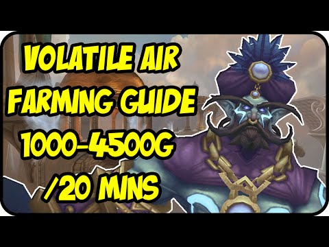 WoW Gold Farming Patch 6.2.4: Volatile Air Gold Making - Vortex Pinnacle Farming Guide - WoD Gold