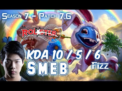 KT Smeb FIZZ vs JAYCE Top - Patch 7.6 KR Ranked