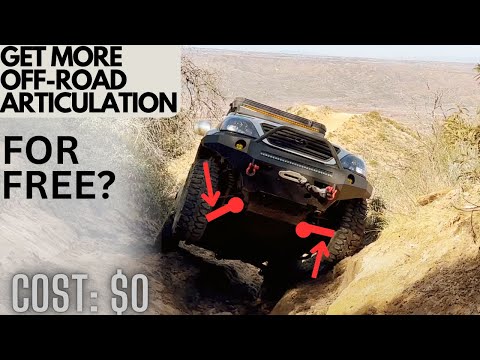 Increase ARTICULATION - FOR FREE | Let's Talk About Sway Bars on Toyota 4Runner, Lexus GX470 chassis