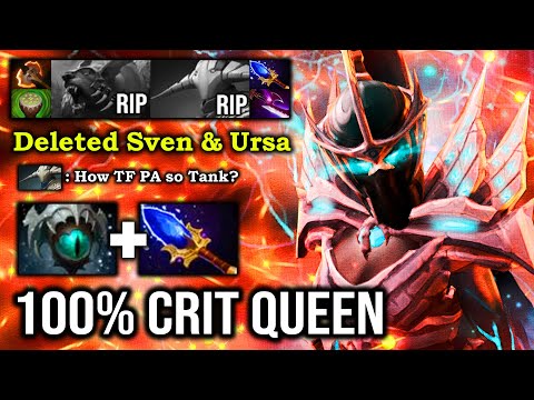 CRAZY CRIT LIKE A HACKER 100% Counter Sven & Ursa with NEW Tanky Build PA 7.27c Aghanim Skadi DotA 2