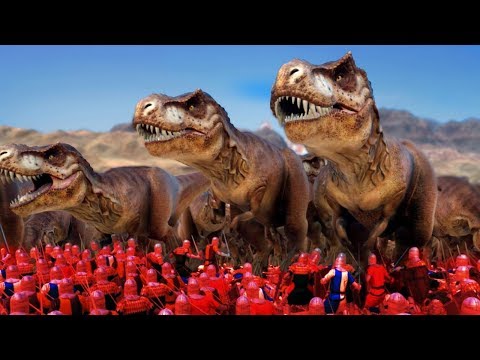 10,000 TREX VS THE US ARMY // Ultimate Epic Battle Simulator