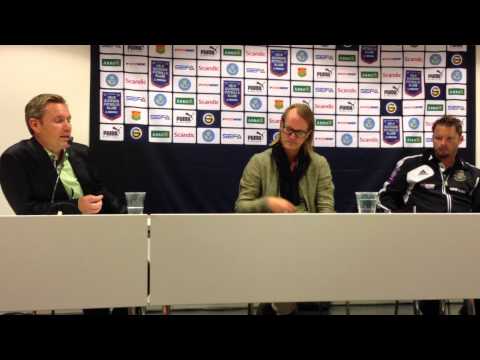 Presskonferens efter GAIS-Ängelholms FF