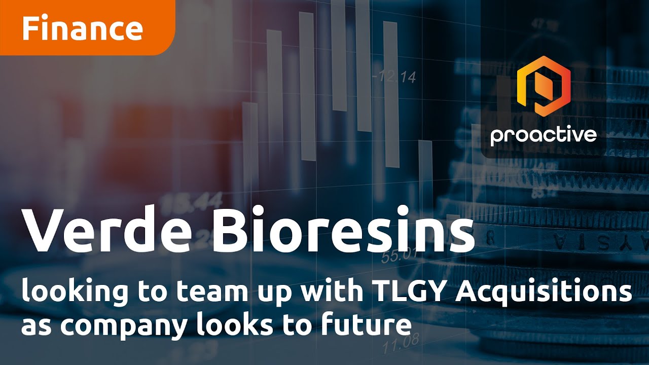Verde Bioresins looking to team up with TLGY Acquisitions as company looks to future
