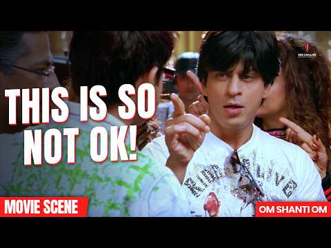 ⁠Om Kapoor Loses His Cool | Om Shaanti Om | Shah Rukh Khan