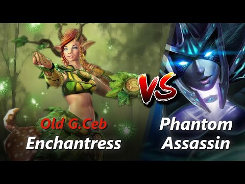 Ceb offlane Enchantress vs Phantom Assassin/Jakiro | First 10 minutes
