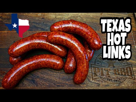 Texas Hot Links - Homemade Sausage Recipe - Smokin' Joe's Pit BBQ