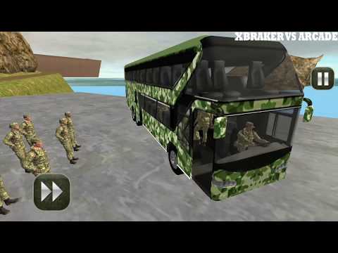 Army Bus Driving 2017 - Military Coach Transporter New Bus Unlocked Android Gameplay FHD