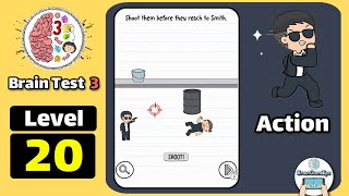 Brain Test 3 Agent Smith Action Level 20 Walkthrogh