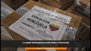 La ayuda lanzarote&ntilde;a ya est&aacute; rumbo a Venezuela