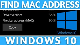 How to Find MAC Address on Windows 10