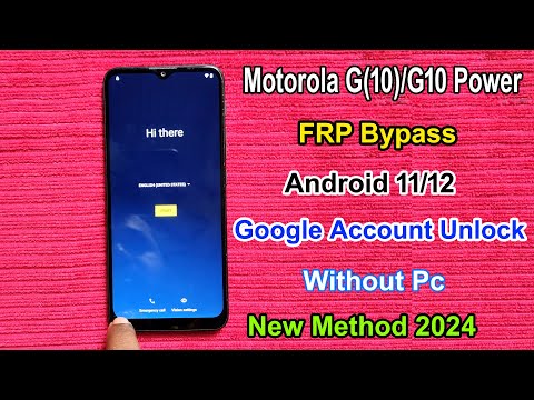 Motorola G10 FRP Bypass Android 11 | Moto g10 FRP Unlock | Gmail/Google Lock Remove Moto g(10) Power