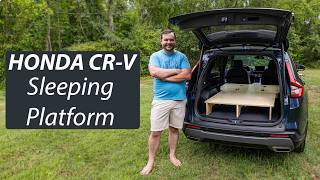 Sleeping Platform Tour | Honda CR-V Car Camping Setup