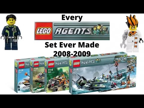 (OLD) Every LEGO Agents Set Ever Made (2008 - 2009)