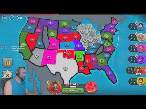 Round 1 of the Risk Legends Tournament - USA Fixed World Domination
