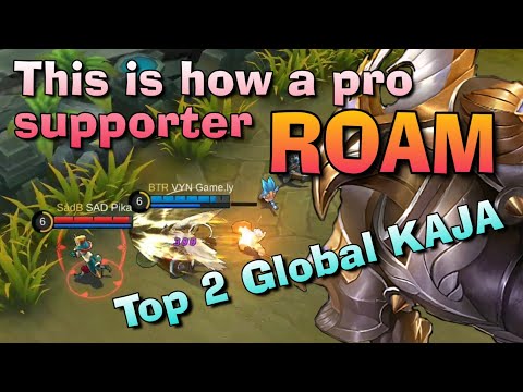 ALL SUPPORT SHOULD ROAM LIKE THIS KAJA!! Top 2 Global KAJA Gameplay - Mobile Legends