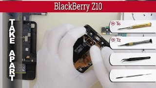 How to disassemble 📱 BlackBerry Z10 Take apart Tutorial