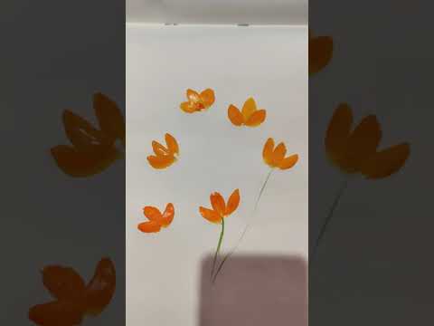 Flower painting for beginners