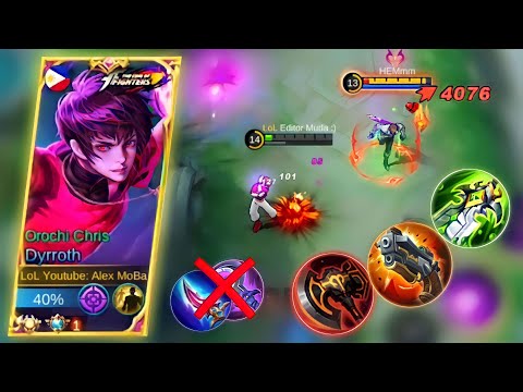 15 KILL!! RECOMMENDED BUILD FOR DYRROTH - DYRROTH BEST BUILD 2022 - MLBB