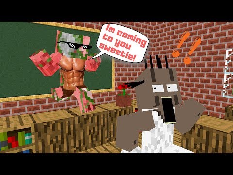 Monster School: GRANNY HORROR BECOME A TEACHER?! - Minecraft Animation