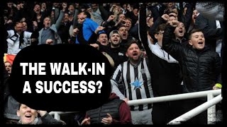 Was the 11 minute walk-in a success?