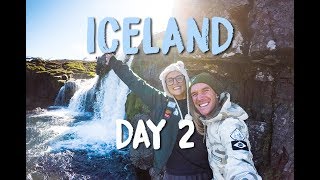 ICELAND VLOG DAY 2 | KIRKJUFELL | HELLULAUG HOT SPRING