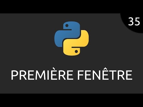 Python 35 première fenêtre