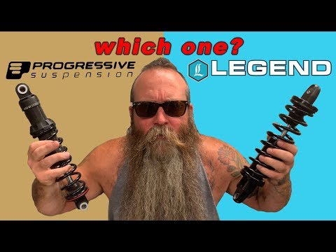 Which suspension is the best choice? Legend | Progressive shocks | Motorcycle Shock | Legends