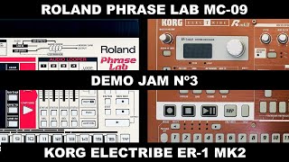 (Demo 3 Acid/Minimal) Drum Machine Korg ER MK II + Roland MC-09