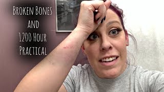 Did I Break My Arm ⎹ DITL of A Cosmetology Student