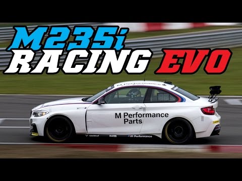 BMW M235i racing EVO testing
