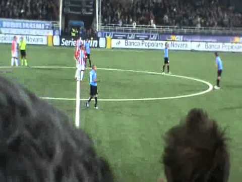 Novara - Vicenza 3-0  Bertani "tanta roba"