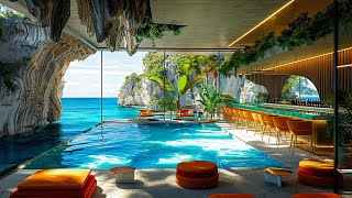 Delight Morning - Healing and Relaxing with Soft Waves - Tropical Beach 4K 🏖️