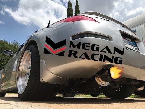 NISSAN 350Z GETS MEGAN RACING EXHAUST + HOW TO