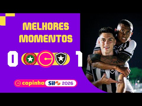 BOTAFOGO-RJ 1 X 0 ESTRELA DE MARÇO | MELHORES MOMENTOS | 2ª RODADA | COPINHA SIL 2026