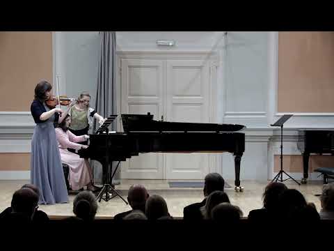 Zdeněk Pololáník: Sonáta pro housle a klavír - Magdalena Graffová, Linda Coganová